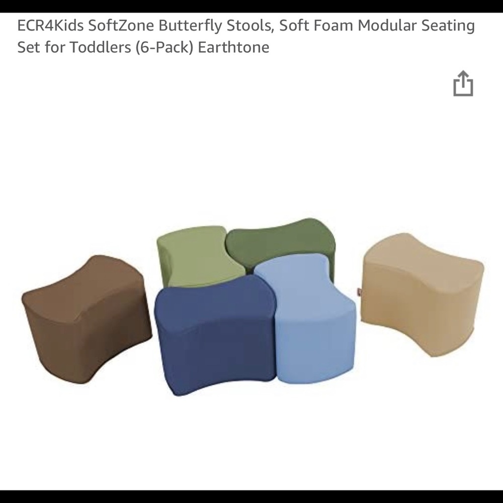 ECR4kids soft stool set